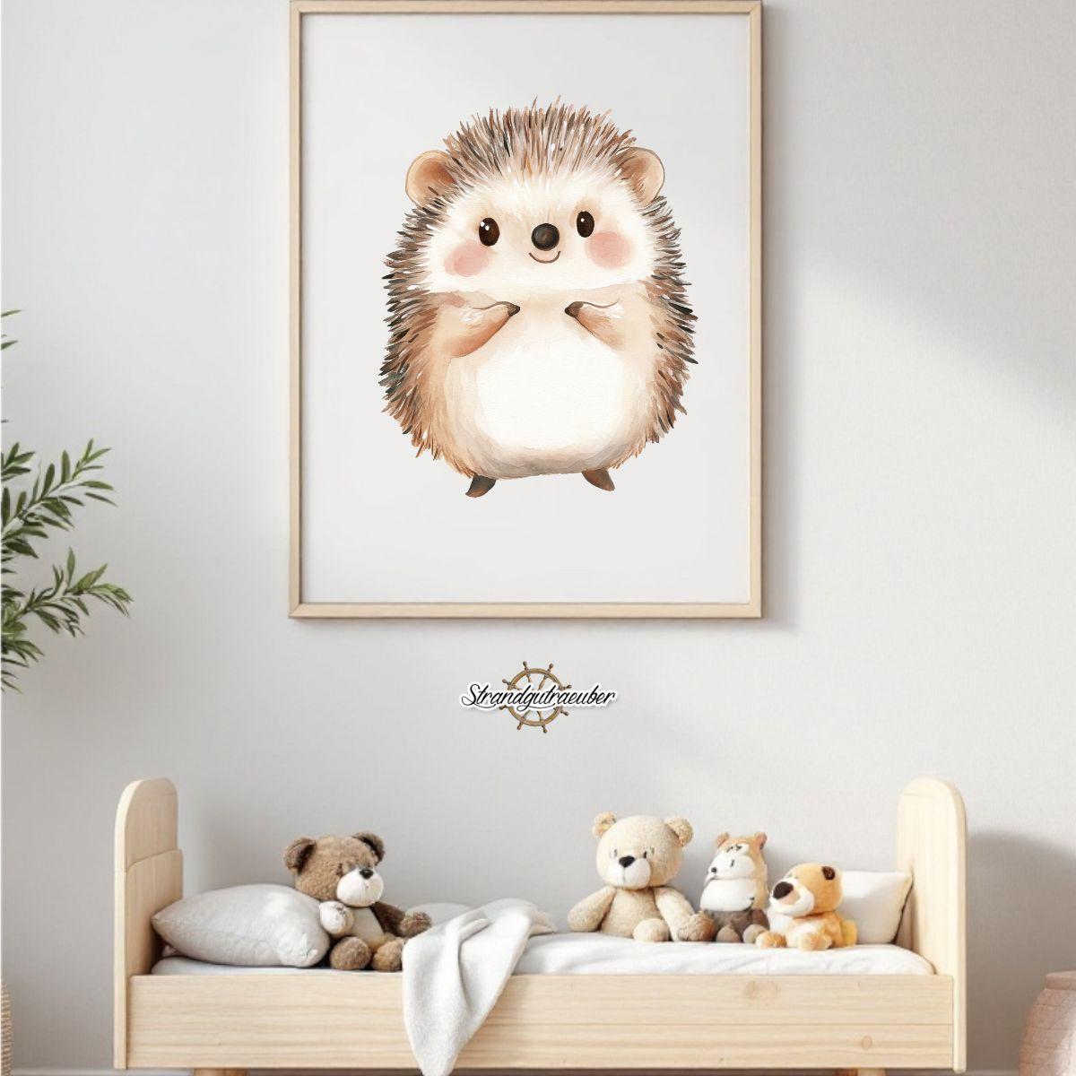 Buegelbild Igel Buegelbild Igel
